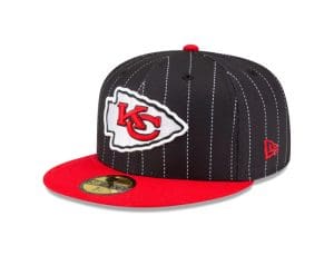 Just Caps NFL Pinstripe 59Fifty Fitted Hat Collection by NFL x New Era Left