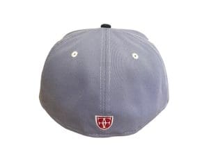 Kamehameha Lavender Denim 59Fifty Fitted Hat by Fitted Hawaii x New Era Back
