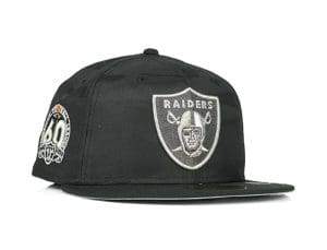 Las Vegas Raiders Black Camo 59Fifty Fitted Hat by NFL x New Era