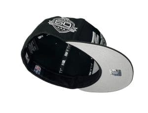 Las Vegas Raiders Raider Nation Black 59Fifty Fitted Hat by NFL x New Era Right