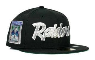 Las Vegas Raiders Rose Bowl Raiders 59Fifty Fitted Hat by NFL x New Era