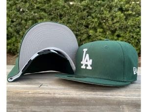 Los Angeles Dodgers Green White Sweat 59Fifty Fitted Hat by MLB x New Era Undervisor