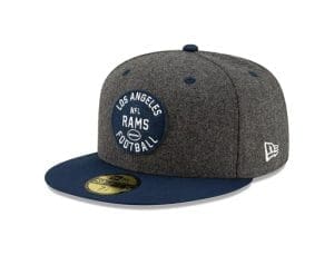 Los Angeles Rams 1930s Charcoal Navy 59Fifty Fitted Hat by NFL x New Era