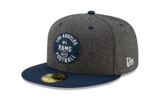 Los Angeles Rams 1930s Charcoal Navy 59Fifty Fitted Hat by NFL x New Era