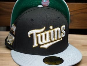 Minnesota Twins 2014 All-Star Game Black Gray 59Fifty Fitted Hat by MLB x New Era