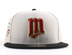 Minnesota Twins 2014 All-Star Game Stone Black 59Fifty Fitted Hat by MLB x New Era Front
