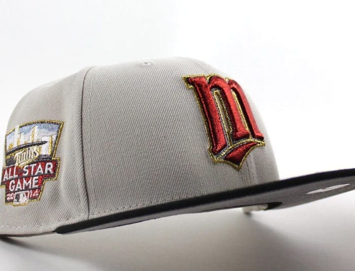 Minnesota Twins 2014 All-Star Game Stone Black 59Fifty Fitted Hat by MLB x New Era