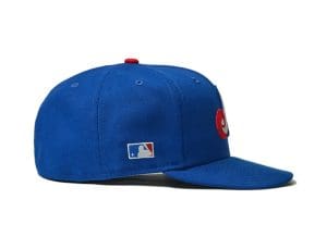 Montreal Expos Side Batterman Blue 59Fifty Fitted Hat by MLB x New Era Side