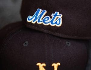 New York Mets 1969 World Series Mocha Camo 59Fifty Fitted Hat by MLB x New Era Back