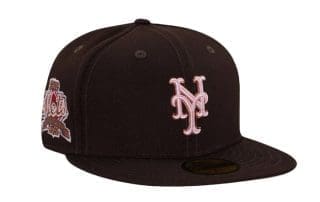 New York Mets 40th Anniversary Burnt Copper Pink 59Fifty Fitted Hat by MLB x New Era