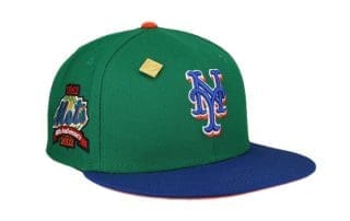 New York Mets 40th Anniversary Green Orange 59Fifty Fitted Hat by MLB x New Era