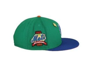 New York Mets 40th Anniversary Green Orange 59Fifty Fitted Hat by MLB x New Era Patch