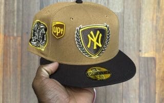 New York Yankees 2000 World Series Wheat Brown 59Fifty Fitted Hat by MLB x New Era