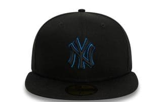New York Yankees Metallic Outline 59Fifty Fitted Hat by MLB x New Era