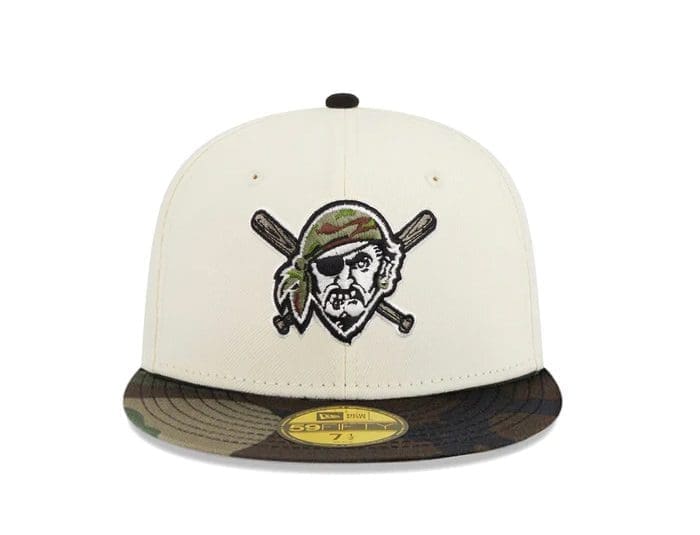 Pittsburgh Pirates Chrome Camouflage 59Fifty Fitted Hat by MLB x New Era