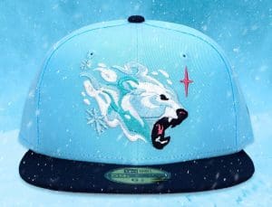 Polar Bear Arctic Oceanside 59Fifty Fitted Hat by Noble North x New Era Front