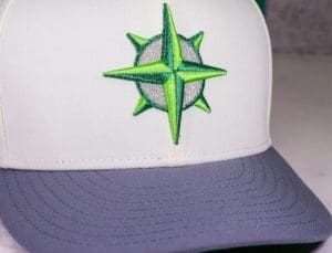 Seattle Mariners 2001 All-Star Game Chrome White Storm Gray 59Fifty Fitted Hat by MLB x New Era