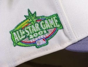Seattle Mariners 2001 All-Star Game Chrome White Storm Gray 59Fifty Fitted Hat by MLB x New Era Patch