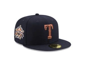 Texas Rangers 1995 All-Star Game Navy Copper 59Fifty Fitted Hat by MLB x New Era Right
