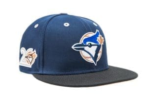 Toronto Blue Jays 20th Anniversary Blue Black 59Fifty Fitted Hat by MLB x New Era