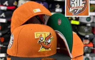 Toronto Blue Jays Fall Orange Black 59Fifty Fitted Hat by MLB x New Era