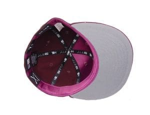 Crossed Bats Logo Maroon 3M 59Fifty Fitted Hat by JustFitteds x New Era Undervisor