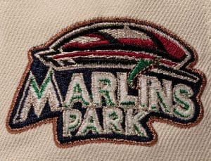 Florida Marlins Marlins Park White Green 59Fifty Fitted Hat by MLB x New Era PatchaFlorida Marlins Marlins Park White Green 59Fifty Fitted Hat by MLB x New Era Patch