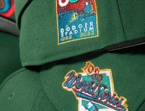 Hat Club Color Story Cilantro Green Black 59Fifty Fitted Hat Collection by MLB x New Era Patch
