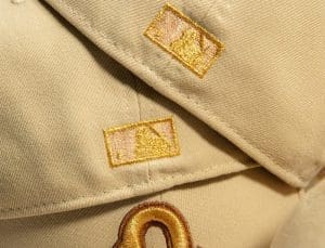 Hat Club Color Story Vegas Gold Candied Pecan 59Fifty Fitted Hat Collection by MLB x New Era Back