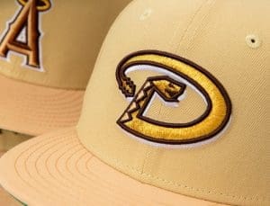 Hat Club Color Story Vegas Gold Candied Pecan 59Fifty Fitted Hat Collection by MLB x New Era Front