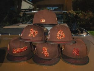 Hat Club Sweethearts Dark Chocolate 59Fifty Fitted Hat Collection by MLB x New Era Back