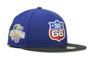 Inland Empire 66ers Blue Black 59Fifty Fitted Hat by MiLB x New Era