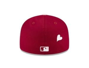 Just Caps Rose Flower 59Fifty Fitted Hat Collection by MLB x New Era Back