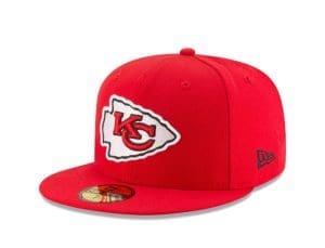 Kansas City Chiefs Super Bowl LVIII Champions 59Fifty Fitted Hat by NFL x New Era Left
