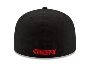 Kansas City Chiefs Super Bowl LVIII Champions Black 59Fifty Fitted Hat by NFL x New Era Back