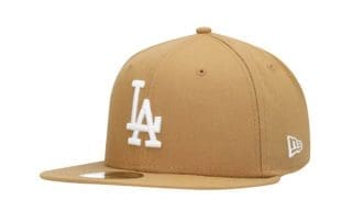 Los Angeles Dodgers Wheat Grey 59Fifty Fitted Hat by MLB x New Era