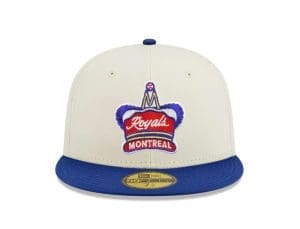 Montreal Royals Jackie Robinson 75th Anniversary Chrome Royal 59Fifty Fitted Hat by MiLB x New Era