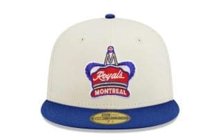Montreal Royals Jackie Robinson 75th Anniversary Chrome Royal 59Fifty Fitted Hat by MiLB x New Era