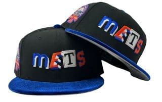 New York Mets 1964-2008 Shea Stadium Royal Velvet 59Fifty Fitted Hat by MLB x New Era