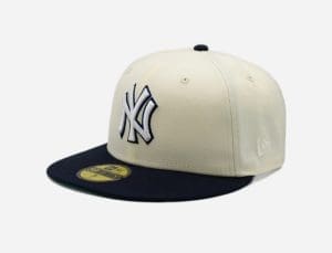 New York Yankees 1981 World Series Off-White Navy 59Fifty Fitted Hat by MLB x New Era