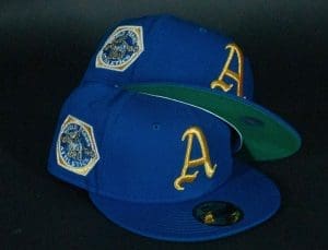 Philadelphia Athletics 1930 World Series Blue Gold 59Fifty Fitted Hat by MLB x New Era