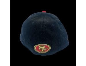 San Francisco 49ers 60 Seasons Black Red 59Fifty Fitted Hat by NFL x New Era Back