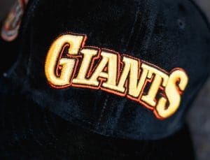 San Francisco Giants 1984 All-Star Game Black Velvet 59Fifty Fitted Hat by MLB x New Era Front