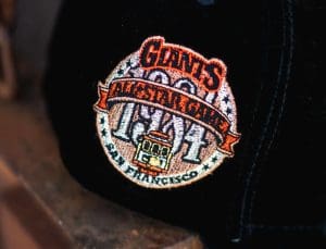 San Francisco Giants 1984 All-Star Game Black Velvet 59Fifty Fitted Hat by MLB x New Era Patch