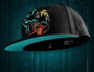 Sasquatch Black Aqua 59Fifty Fitted Hat by Noble North x New Era