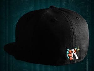 Sasquatch Black Aqua 59Fifty Fitted Hat by Noble North x New Era Back