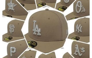 The 4th Quarter Shop Camel Grey 59Fifty Fitted Hat Collection by MLB x New Era