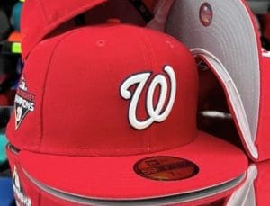 Washington Nationals 2019 World Champions Red 59Fifty Fitted Hat by MLB x New Era