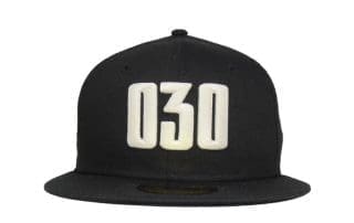 030 Black 59Fifty Fitted Hat by Justfitteds x New Era