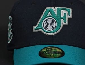 Appleton Foxes x Seattle Mariners Alex Rodriguez 59Fifty Fitted Hat by MiLB x MLB x New Era Front